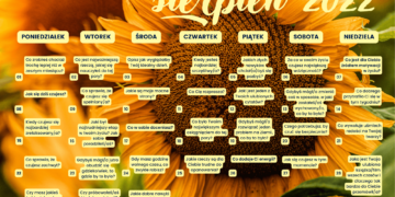 Kalendarz Sierpień 2022