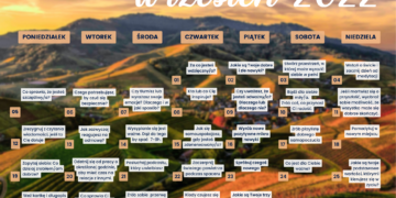 Kalendarz Recykling Myśli Wrzesień 2022